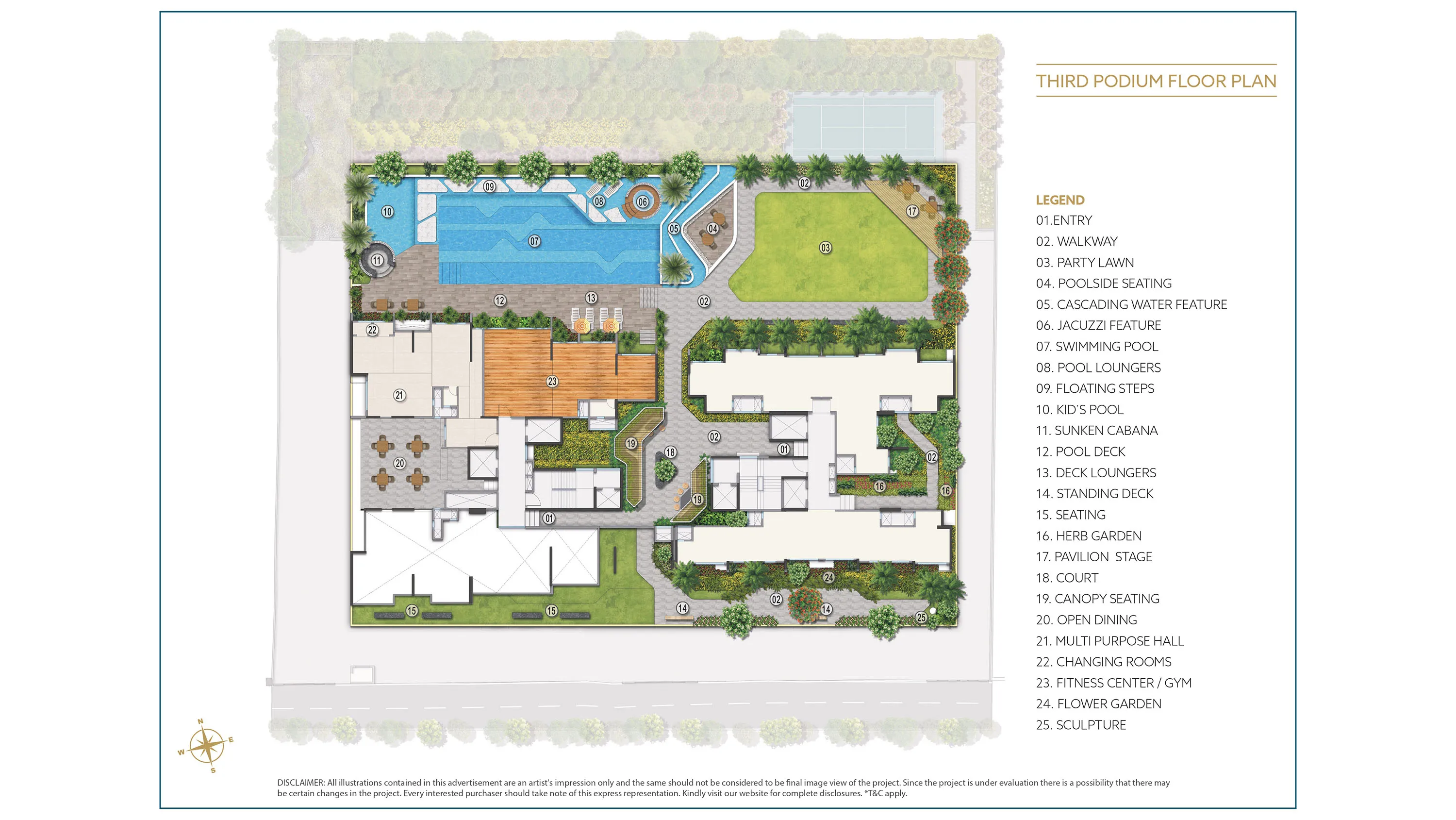 Third Podium Floor Plan