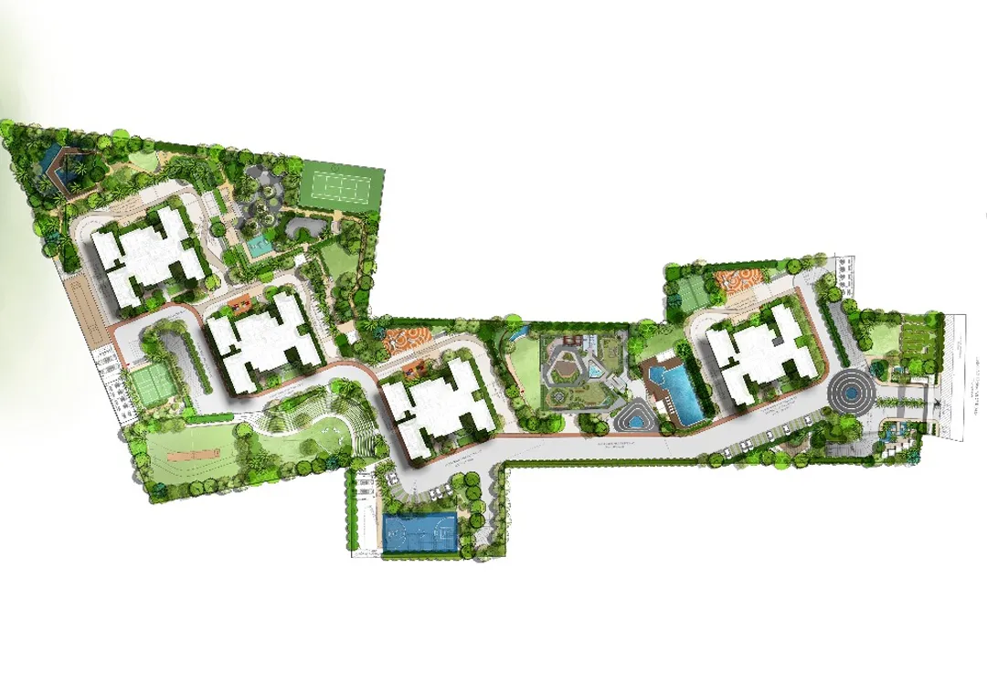 Master plan of 24K Manor