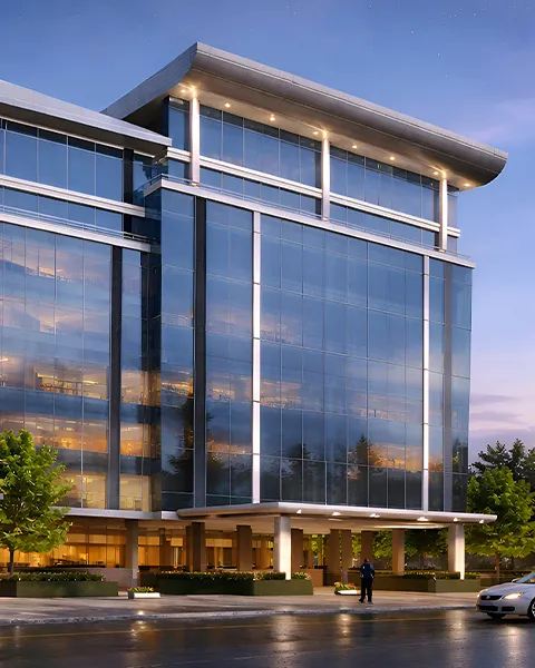Commercial office spaces Andheri East Trade Square project render
