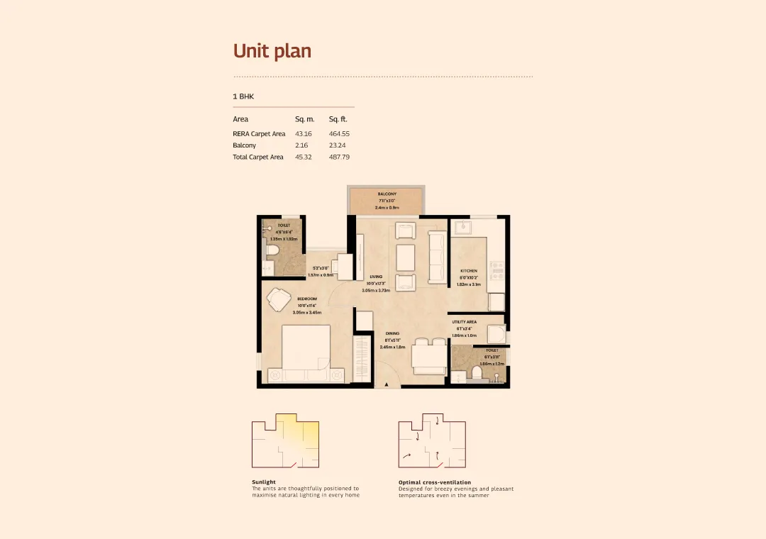 2.5 BHK Plan