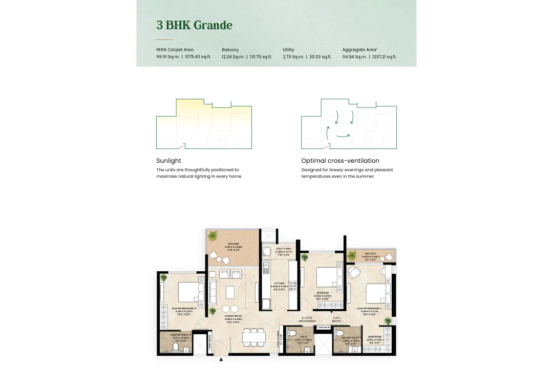 3 BHK Plan