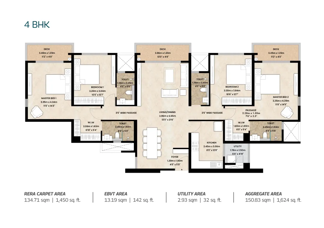 2.5 BHK Plan