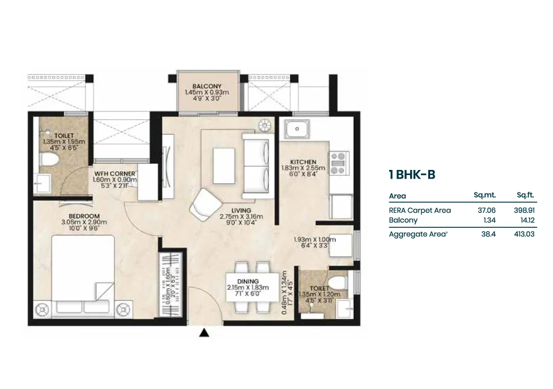2.5 BHK Plan