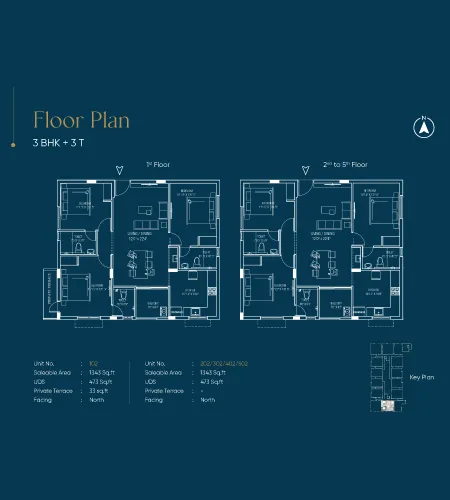 Floor Plan for Unit 101