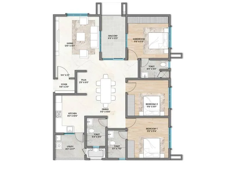 3-BHK-type-4
